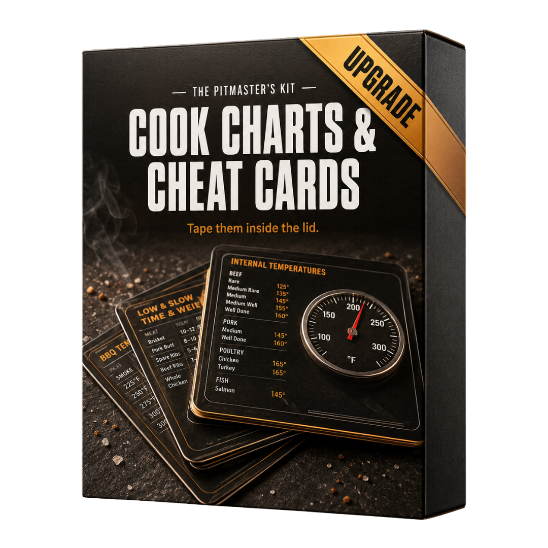 Pro Upgrade — Cook Charts & Cheat Cards