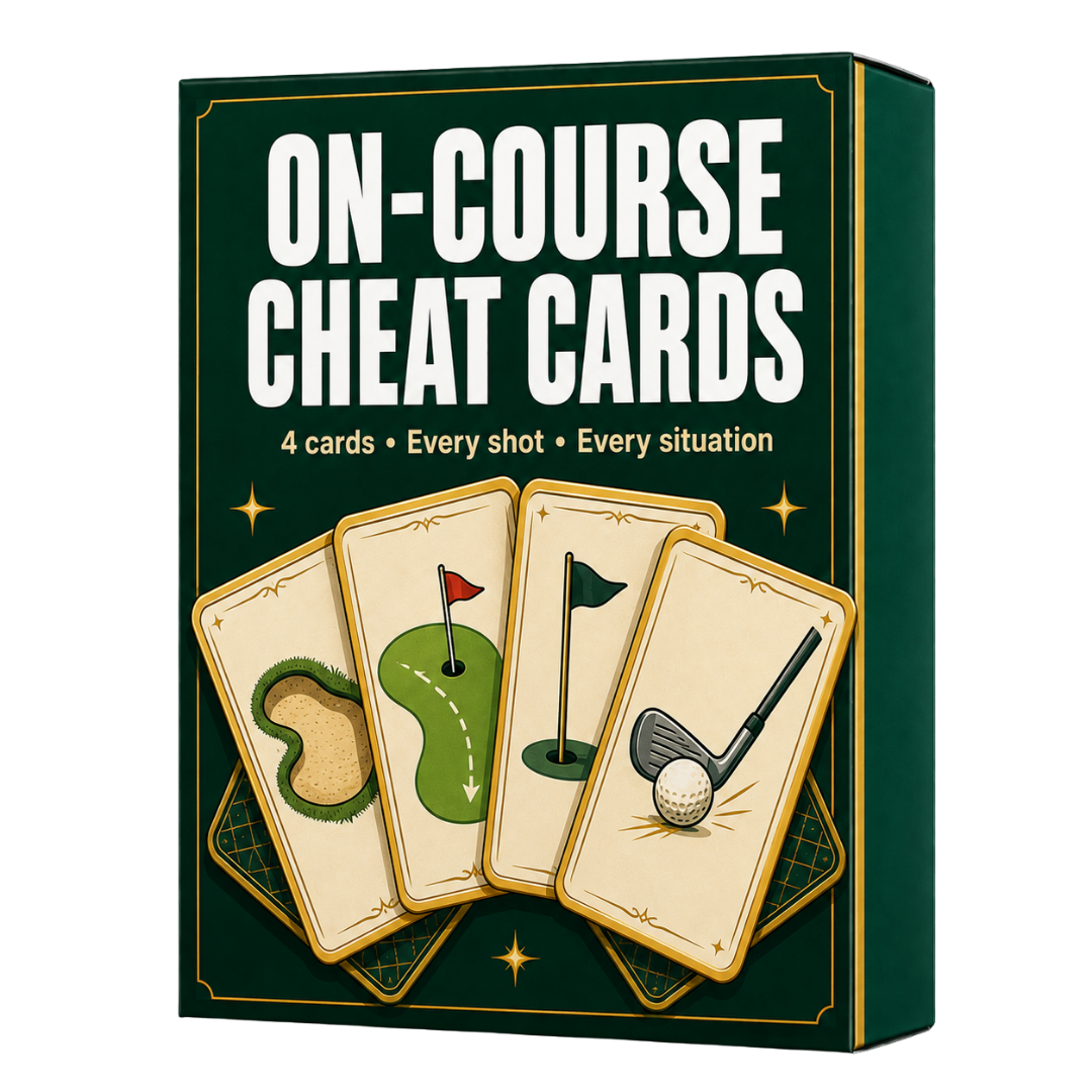 4 On-Course Cheat Cards