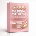 The $1,000 Wedding Weekend Blueprint