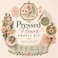 Pressed Flower Art Profit Kit