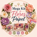 Mega Kit de Flores de Papel