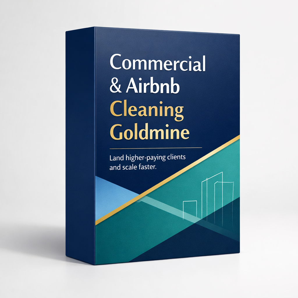 Commercial & Airbnb Cleaning Goldmine