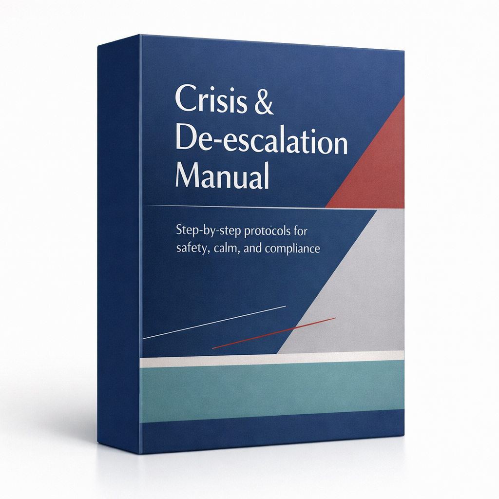 Crisis & De-escalation Manual