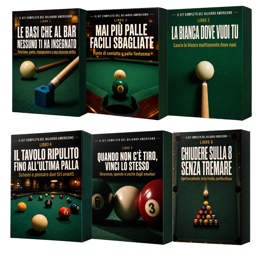 Il Kit Completo del Biliardo Americano